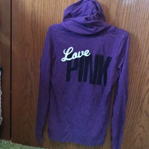 Love pink hoodie